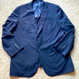 Brooks Brothers navy blue wool blend blazer size44L